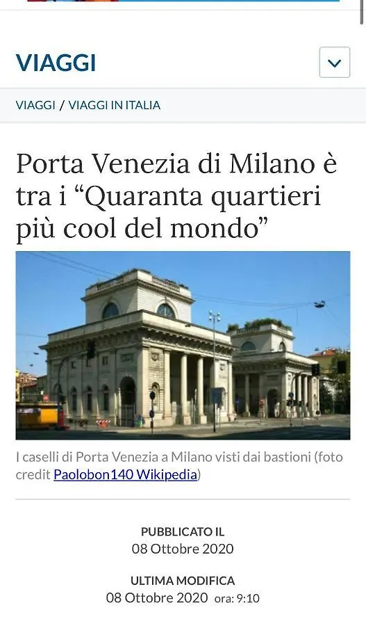 Elegant Suite In Milan Center